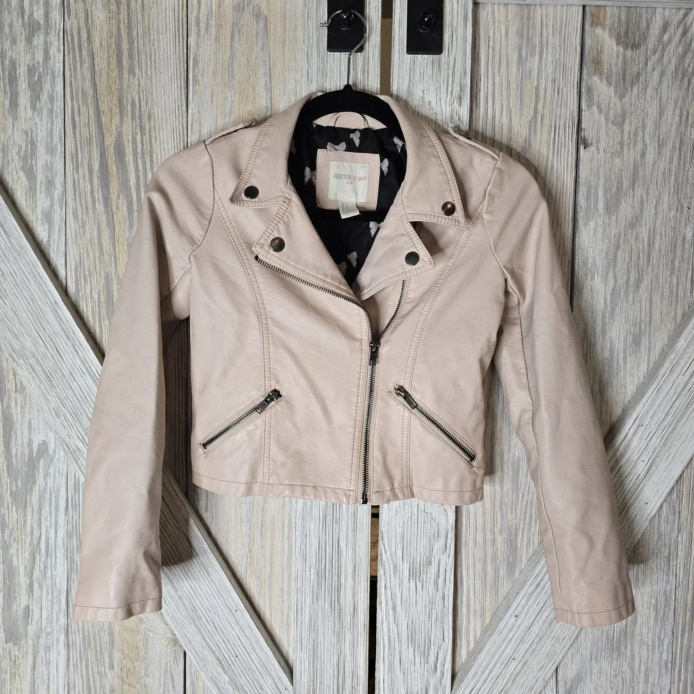 Girl Pink Moto Jacket - Picture 1 of 6